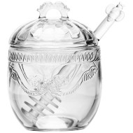 Meleira 240ml Com Colher E Tampa Imperial Cristal Ecologico